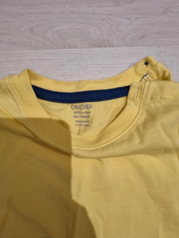 Ensemble pantalon + t-shirt 6 mois - photo numéro 3