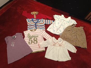 Lot vêtements fille enfant bébé 