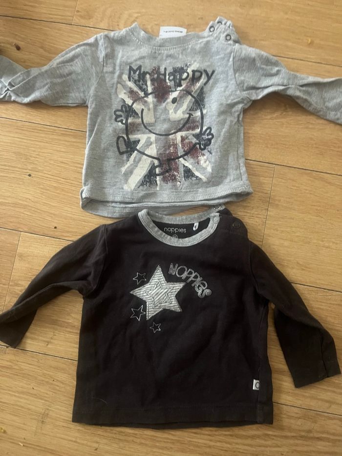 Lot 2 t-shirt manches longues