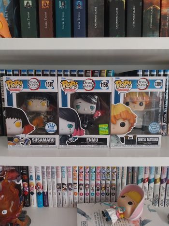 3 Funko Pop! Susamaru #1515 Zenitsu #1398 Enmu #1158 Demon Slayer Kimetsu no Yaiba