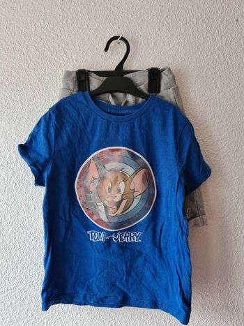 pyjama short bleu et gris Tom et jerry