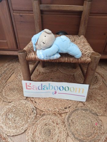 Ours peluche tartine et chocolat