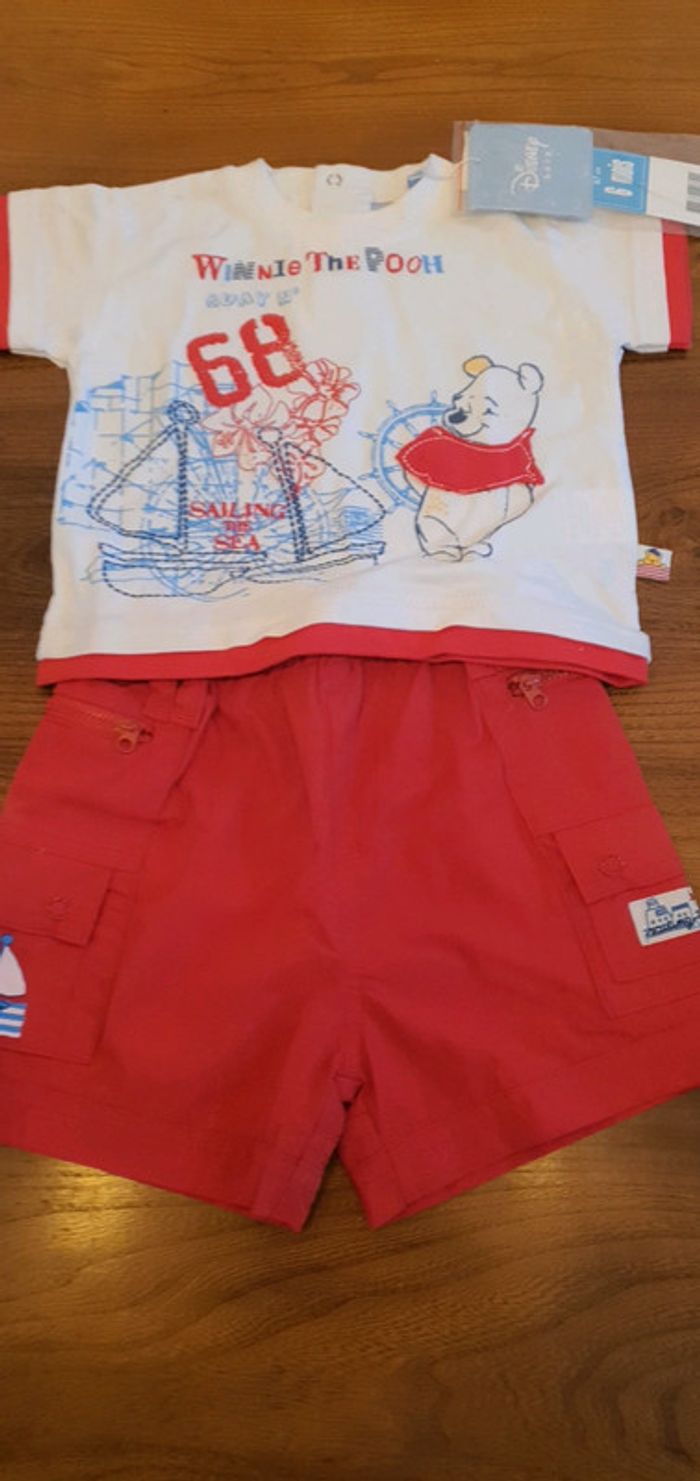 Ensemble short et Tee-shirt Disney