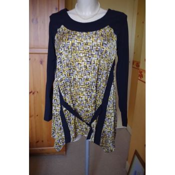 MIA SOANA -Tunique Jaune et noir T40