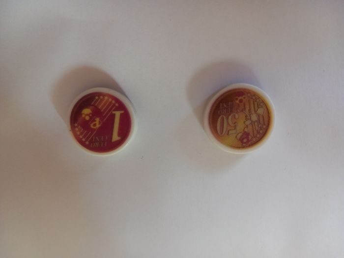 Lot 2 fèves piece