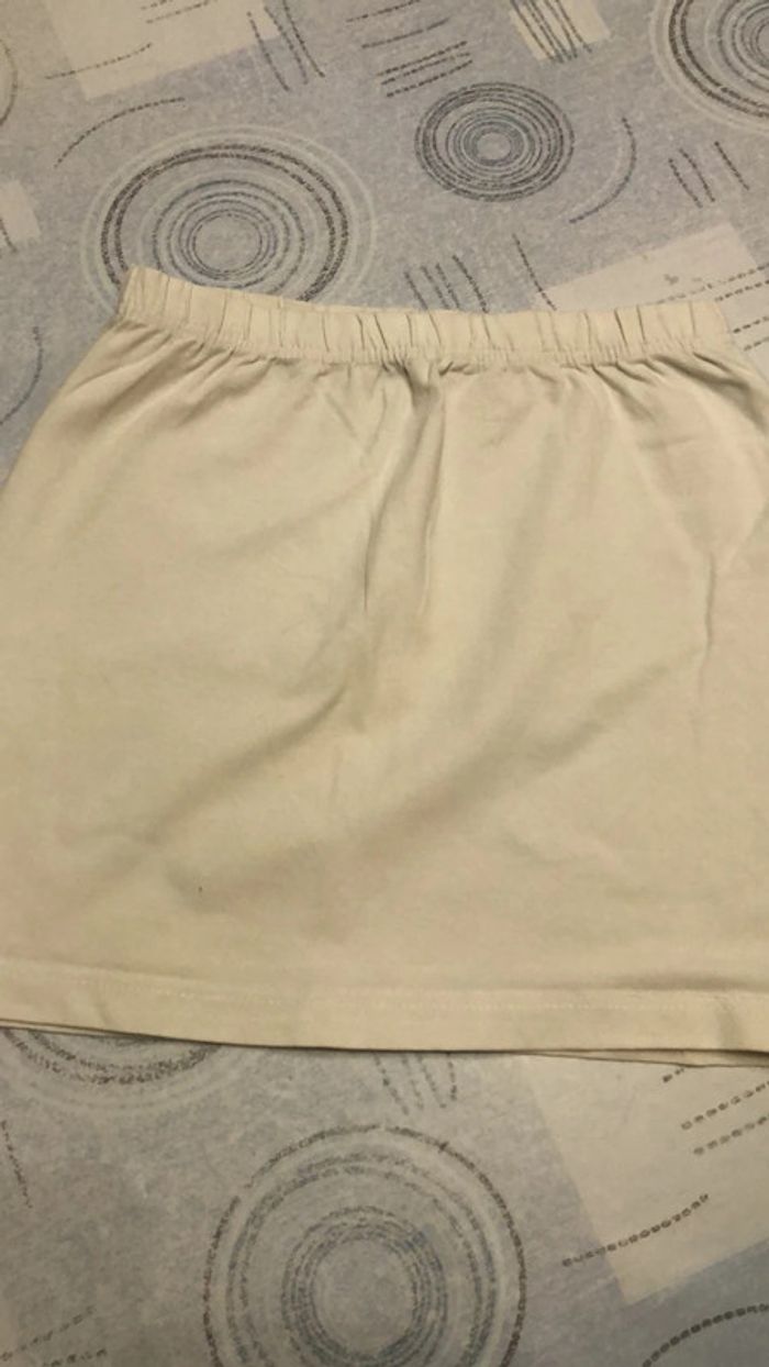 Lot 2 jupes 10 ans (1 noire à pois beiges et 1 blanche unie) - photo numéro 5