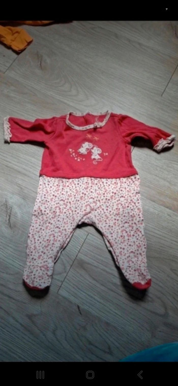 Pyjama épais Sergent Major 3mois 59cm ouverture jambes 👻