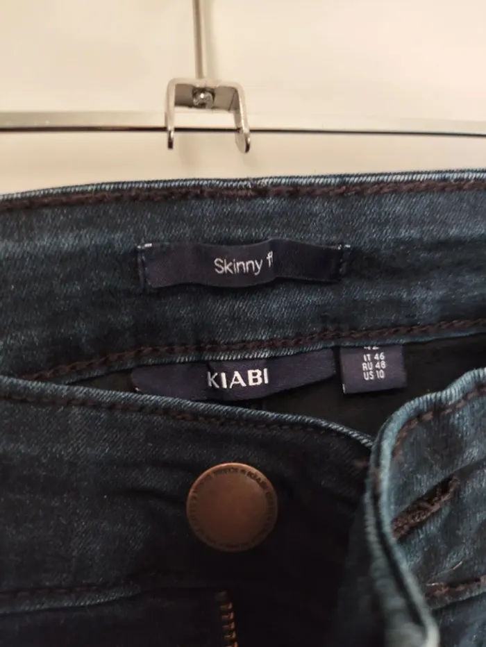 Jean bleu brut femme T42 skinny fit kiabi - photo numéro 4