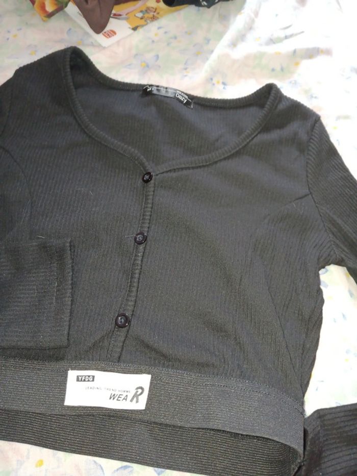 Haut croc top avec bas élastique t.s - photo numéro 2