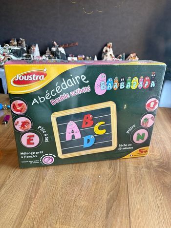 Abécédaire barbapapa pâte à sel