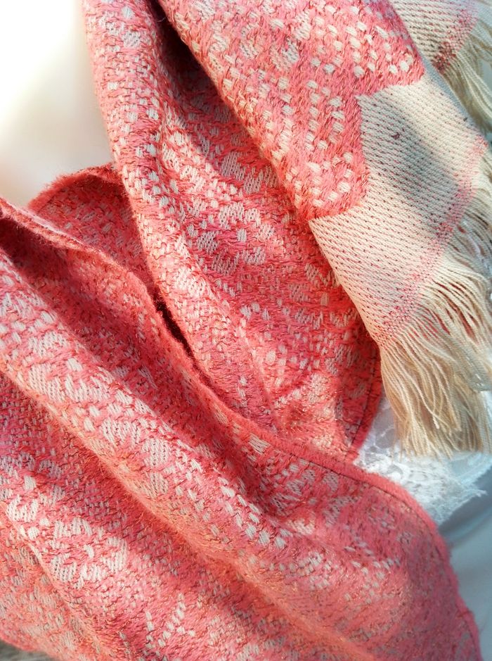 Lot de 2 écharpes vintage - photo numéro 3