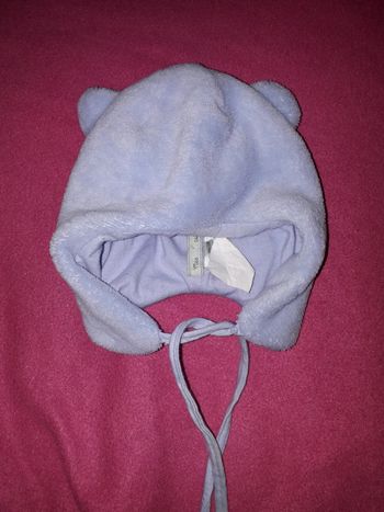 Mes petits cailloux bonnet bleu ciel taille 6/12 mois
