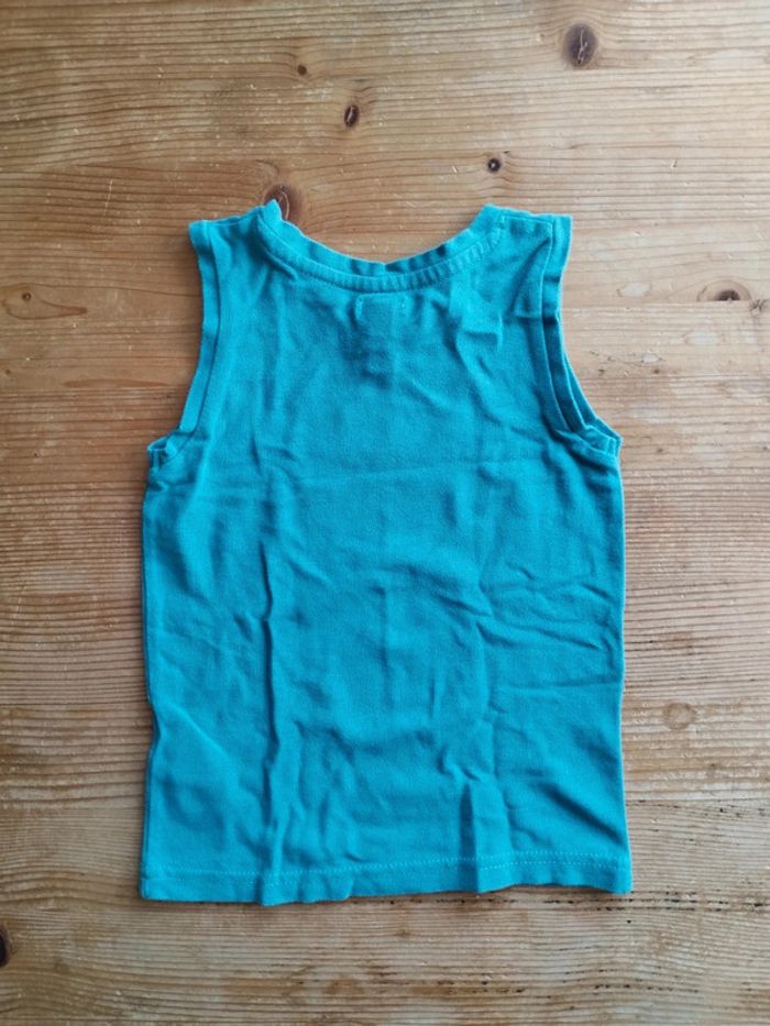 Débardeur imprimé vert – Kiabi – Taille 4 Ans – TBE - photo numéro 2