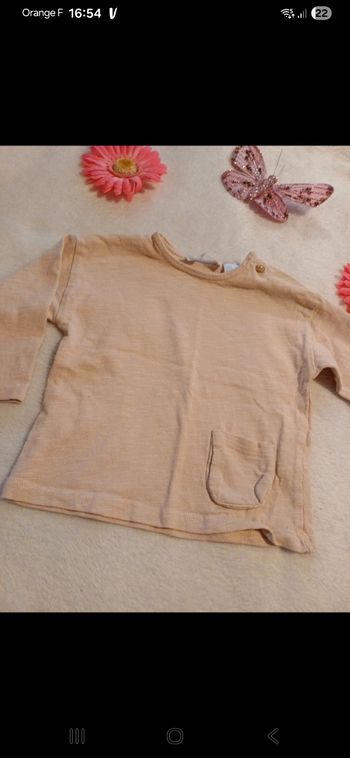 T.shirt bébé taille 6 mois