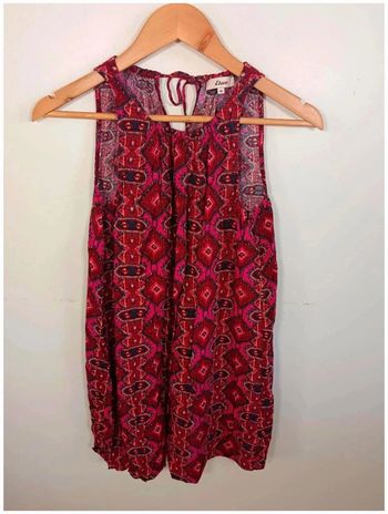 C27 blouse fushia / bordeaux Etam XS