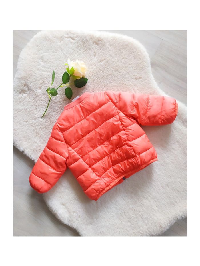Doudoune anorak orange bébé fille 6 mois - photo numéro 2