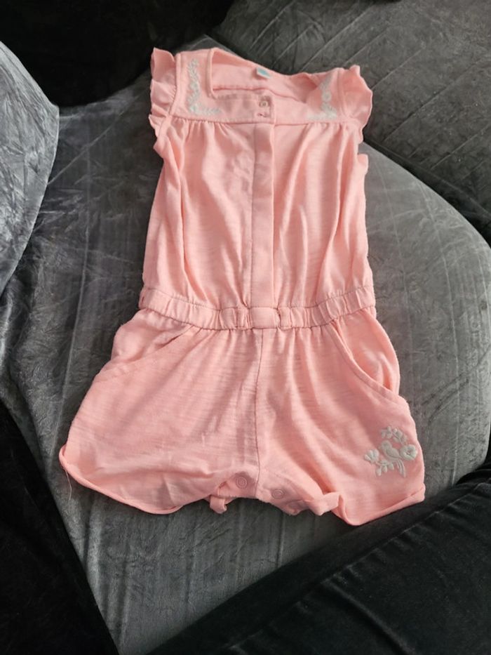 Combishort abricot tex 3 ans
