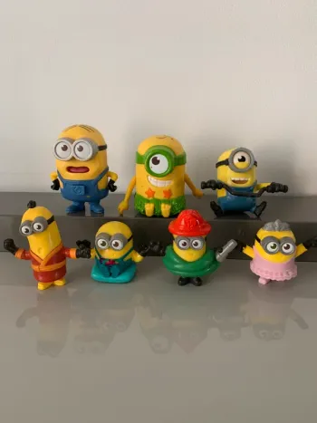 Lot de 7 Figurines Minions – Moi, moche et méchant