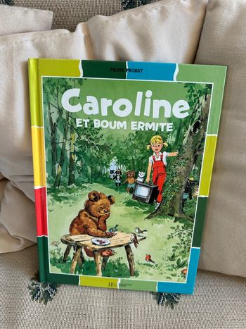 Pierre Probst - Livre Caroline et Boum Ermite - Album bd Hachette damiers couleurs