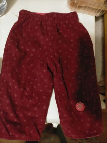 Pantalon violet 6 mois