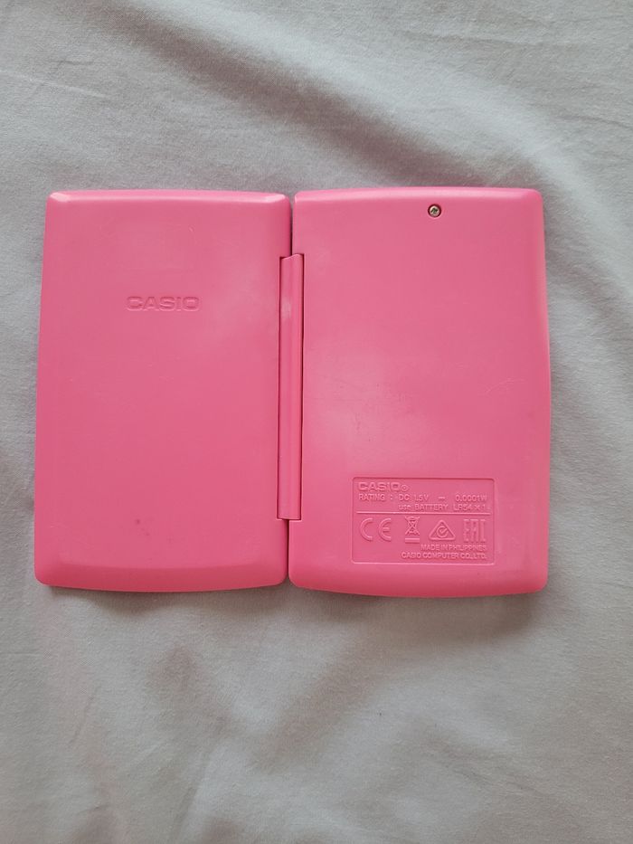 Calculatrice Casio petite fx rose Primaire - photo numéro 3