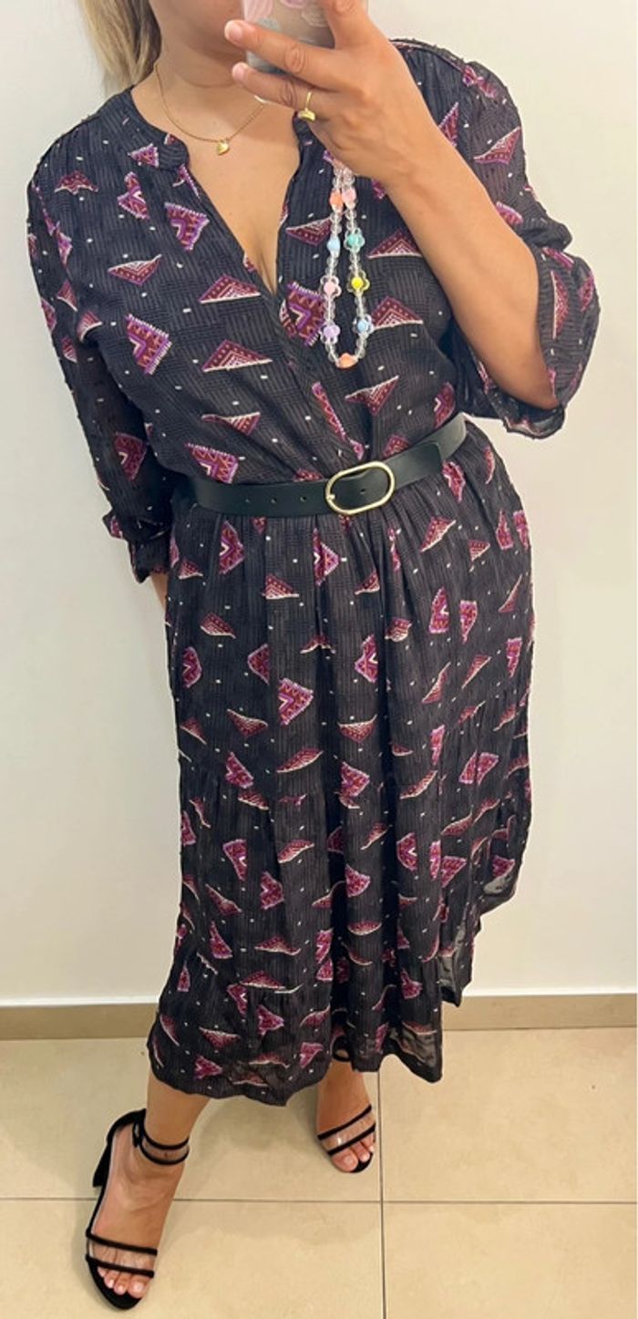 Robe Calliope  Ba&sh Imprimée Taille 38 - photo numéro 5