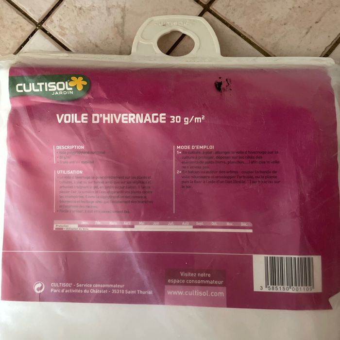 Voile d’hivernage - photo numéro 2