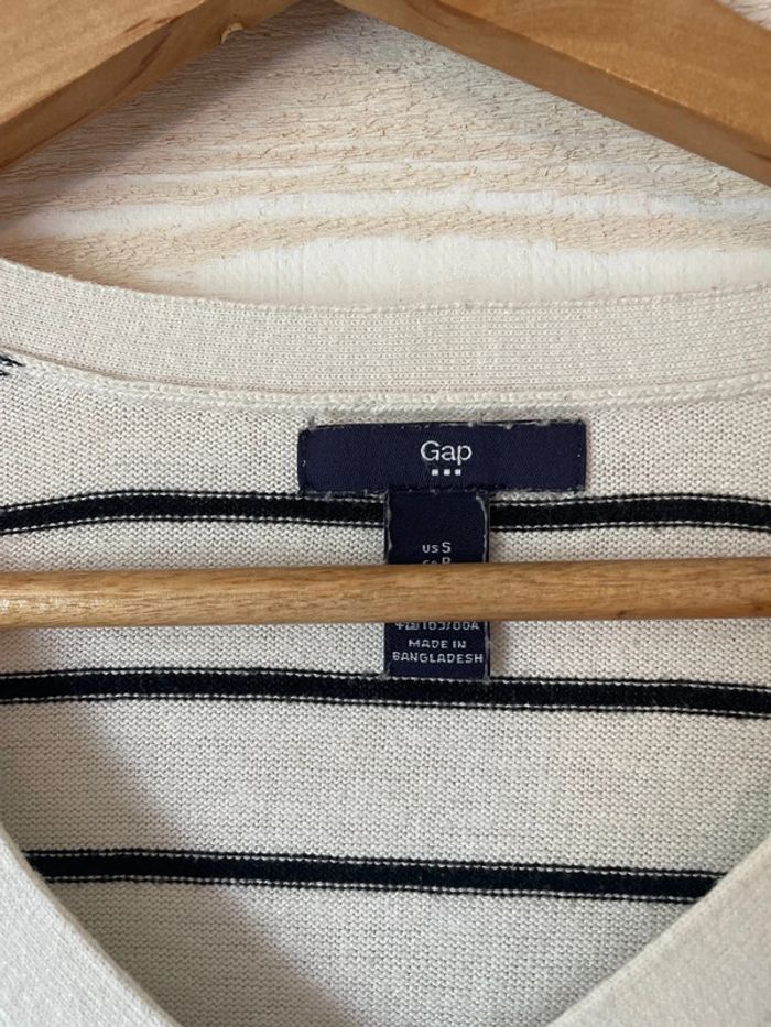 Pull fin marinière - photo numéro 3