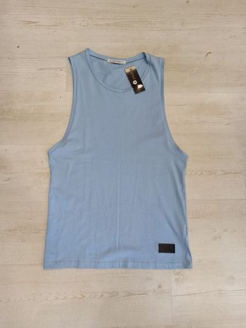 Débardeur homme bleu uni taille S ilannfive