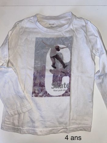 Tee shirt 4 ans