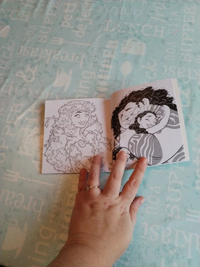 Livre coloriage vaiana neuf - photo numéro 3