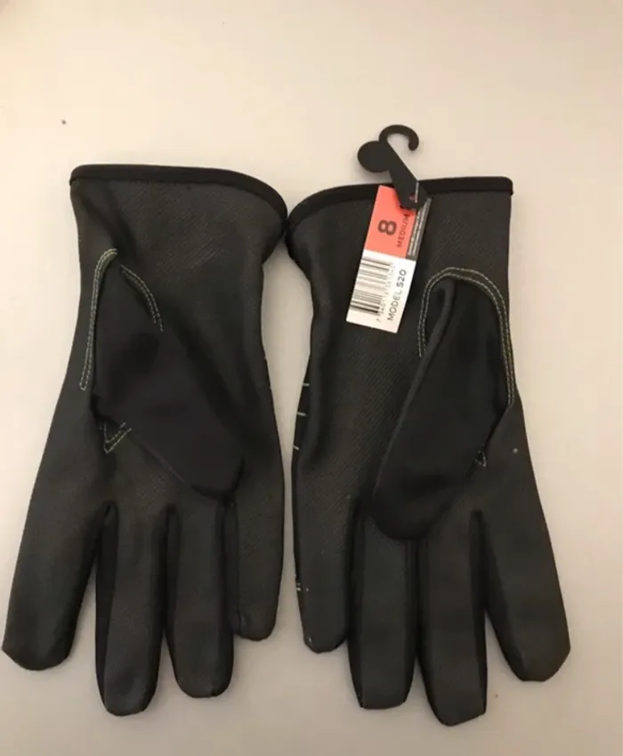 Gans professionnelles tactile verte et noir taille S médiums - photo numéro 3