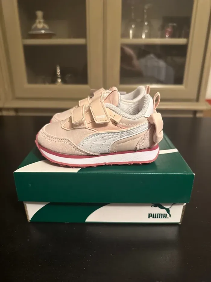 Baskets Puma Rider FV Bow V Inf rose bébé fille – Pointure 22 (UK 5 / US 6C)