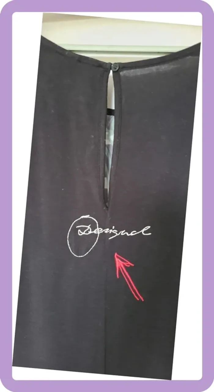 T-shirt blouse Desigual fluide taille 36 - photo numéro 4