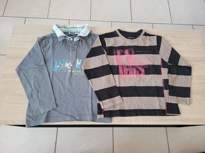Lot de 2 tee-shirts garçon en 6 ans - photo numéro 1