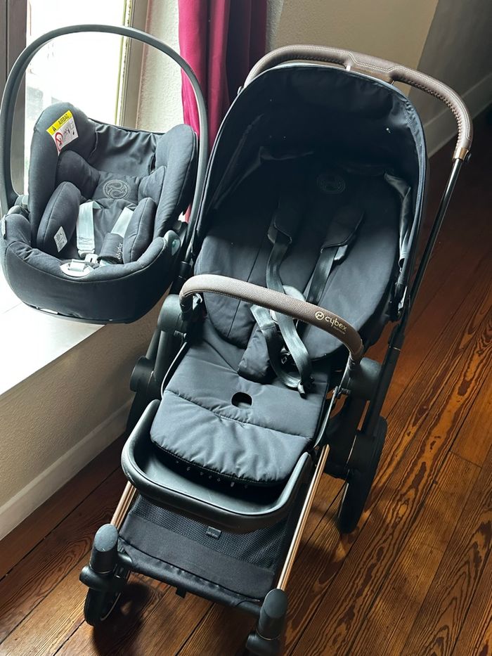 Trio PRIAM POUSSETTE CYBEX (châssis, Nacelle et siège aussi) - photo numéro 9