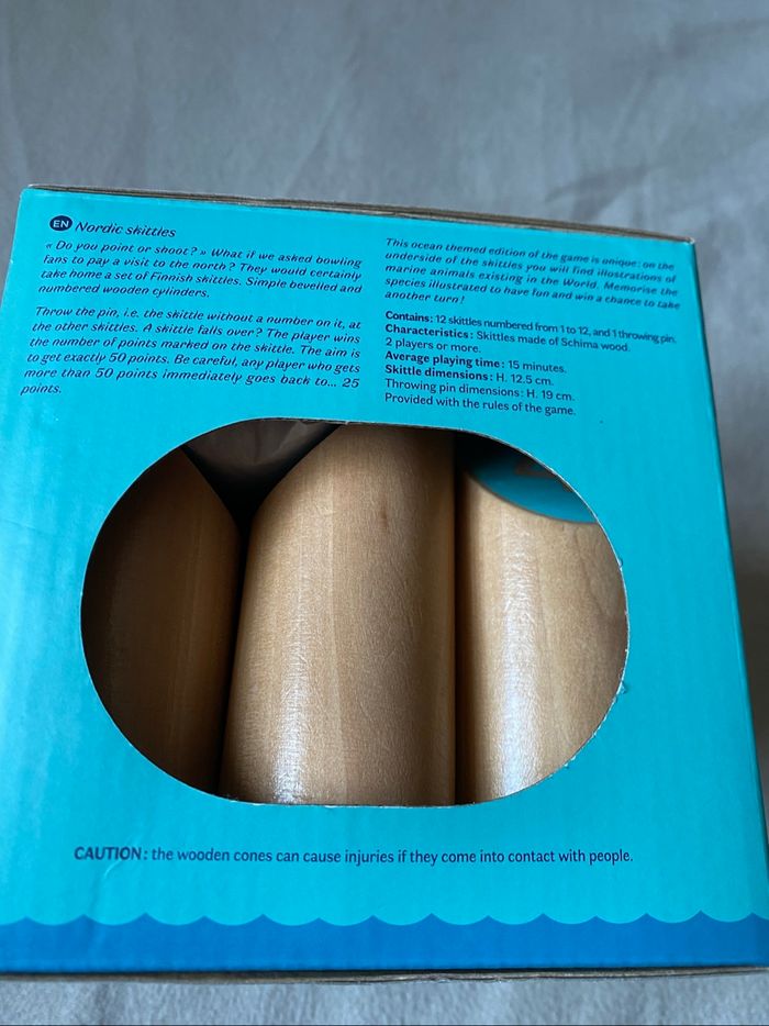 NEUF : Jeu de quilles nordiques en bois ou Molky - photo numéro 3