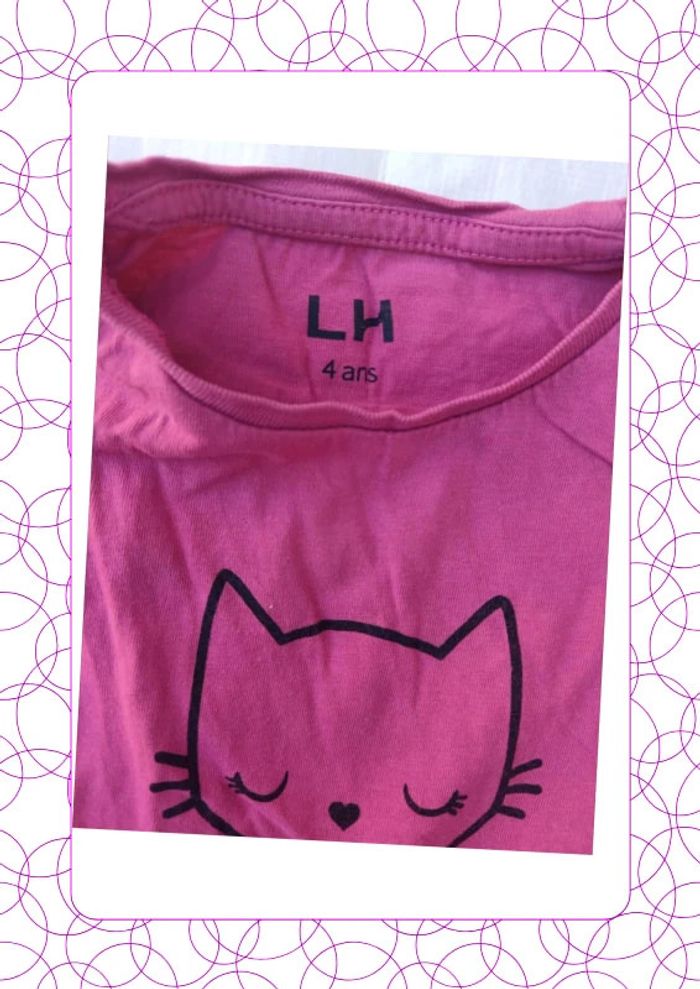 Tee shirt 4 ans LH - photo numéro 2