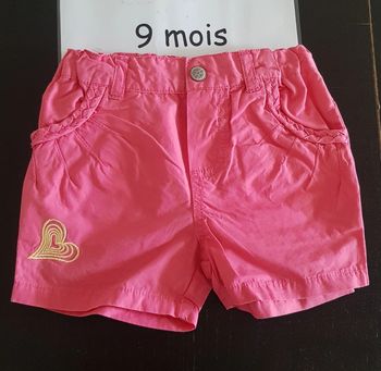 Short Tissaia 9 mois