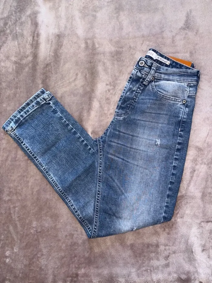 Jean femme Please taille XXS bleu en très bon état - photo numéro 5