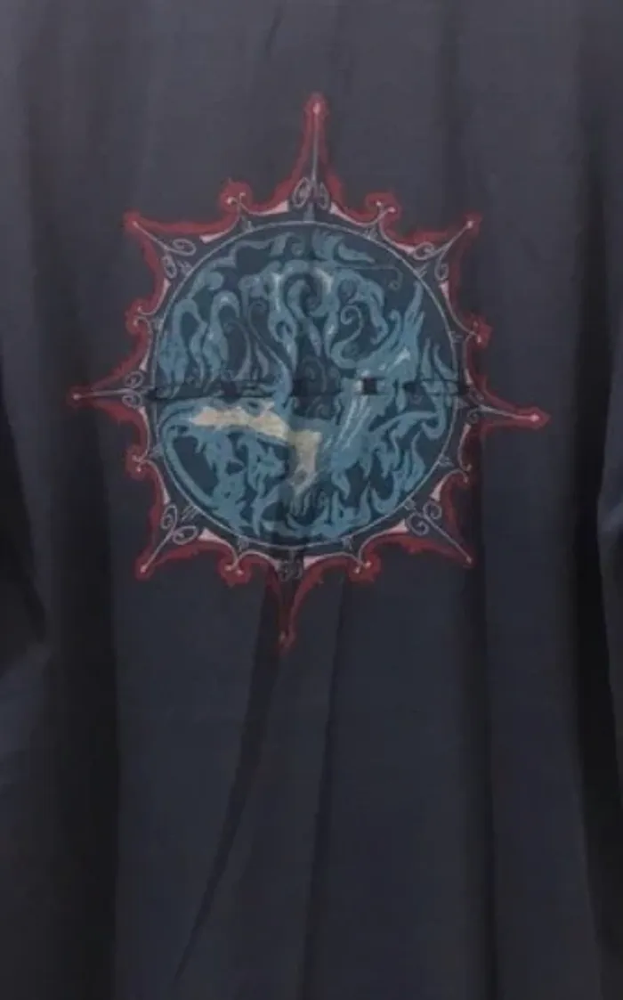 T-shirt celio homme imprimé sur le dos bleu manches courtes taille L - photo numéro 3
