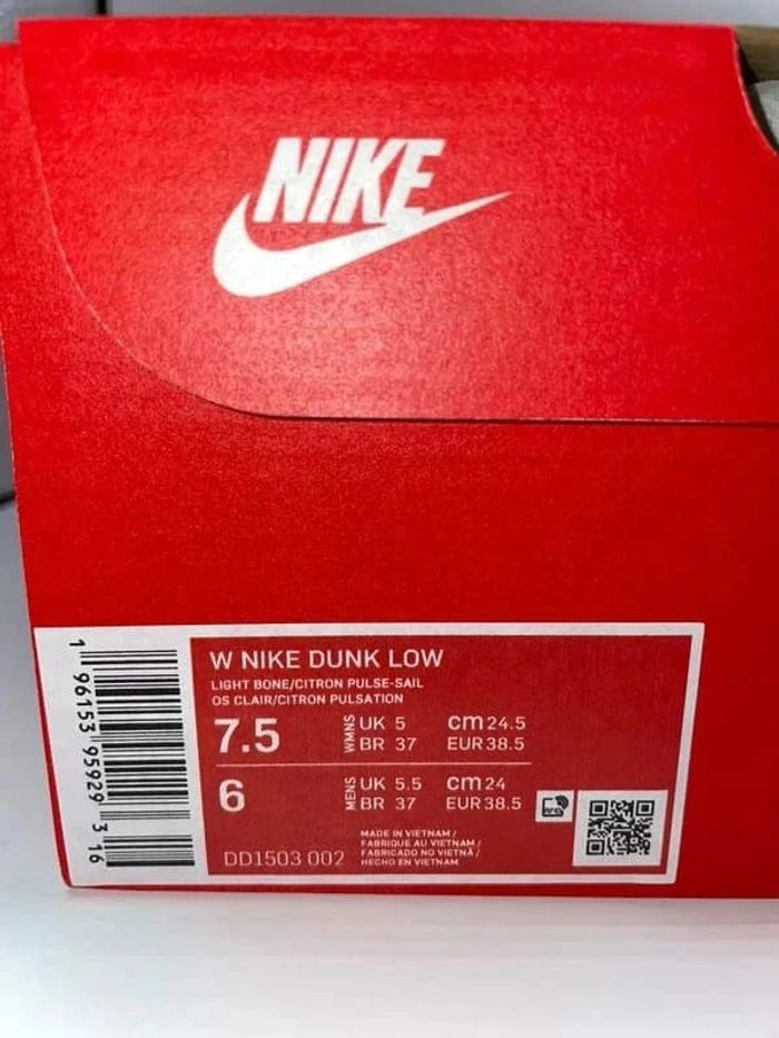 Nike Dunk Low Citron Pulse - photo numéro 5