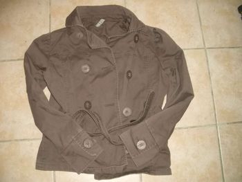 veste doublée marron fille 16 ans
