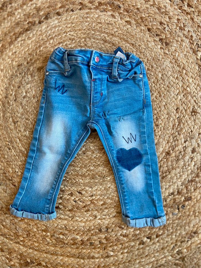 Jeans fille 12 mois Gemo