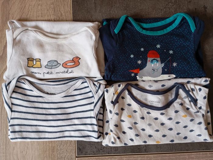 Lot de 4 bodys