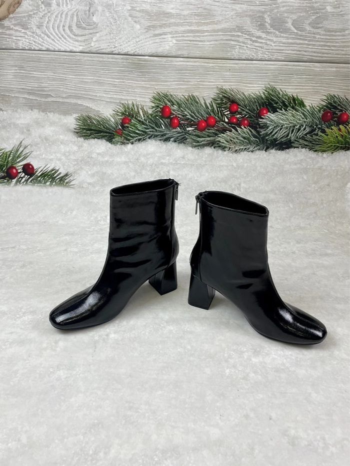 Bottines noires à talon neuves 41 - photo numéro 6