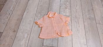 Chemise légère orange 3 pommes T12M