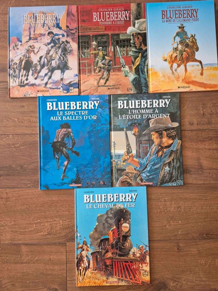 Lot de 6 bandes dessinées Blueberry