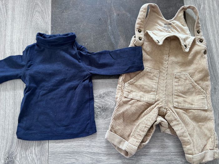 Ensemble salopette 3 mois