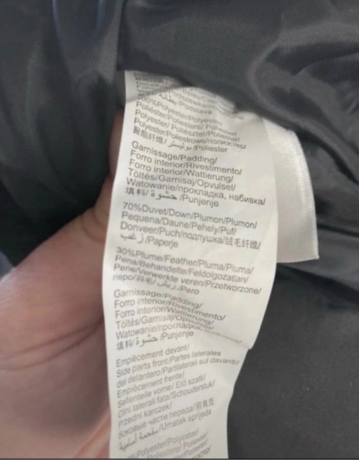 Doudoune noire taille XL neuve avec étiquettes - photo numéro 4